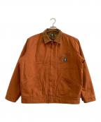 South2 West8サウスツー ウエストエイト）の古着「ジャケット　コットンキャンバス ワークジャケット」｜オレンジ