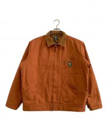 South2 West8（サウスツー ウエストエイト）の古着「ジャケット　コットンキャンバス ワークジャケット」｜オレンジ