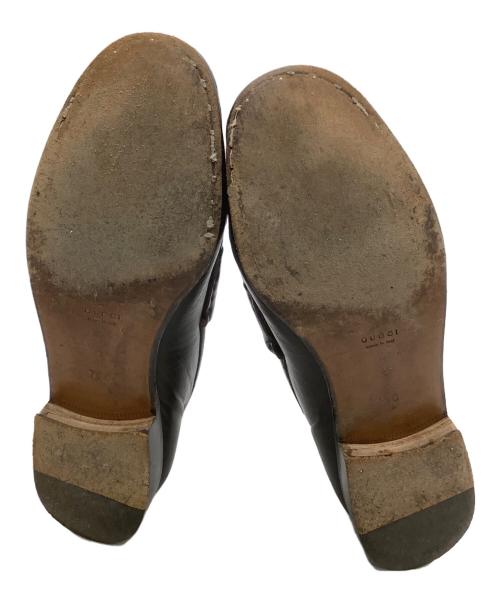 GUCCI（グッチ）GUCCI (グッチ) ホースビットローファー ブラウン サイズ:25.5の古着・服飾アイテム