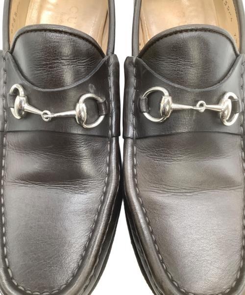 GUCCI（グッチ）GUCCI (グッチ) ホースビットローファー ブラウン サイズ:25.5の古着・服飾アイテム