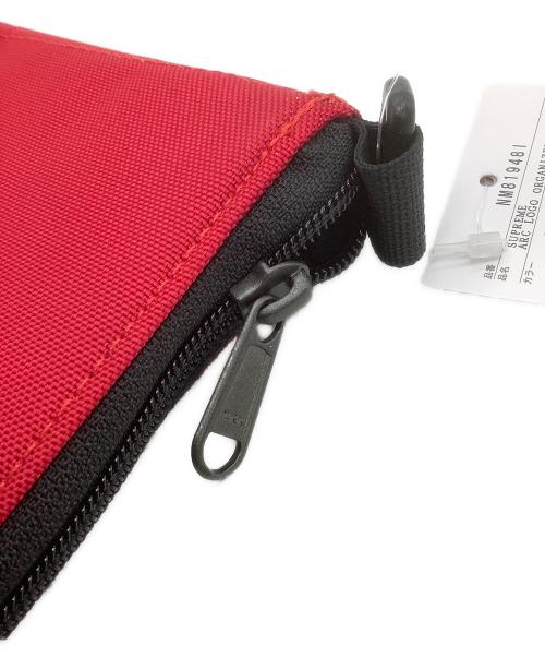 THE NORTH FACE（ザ ノース フェイス）THE NORTH FACE (ザ ノース フェイス) SUPREME (シュプリーム) ポーチ ARC LOGO ORGANIZER 19SS レッド×ブラック 未使用品の古着・服飾アイテム
