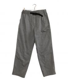 GOLDWIN（ゴールドウイン）の古着「クライミングパンツ　ワンタックテーパードパンツ」｜グレー