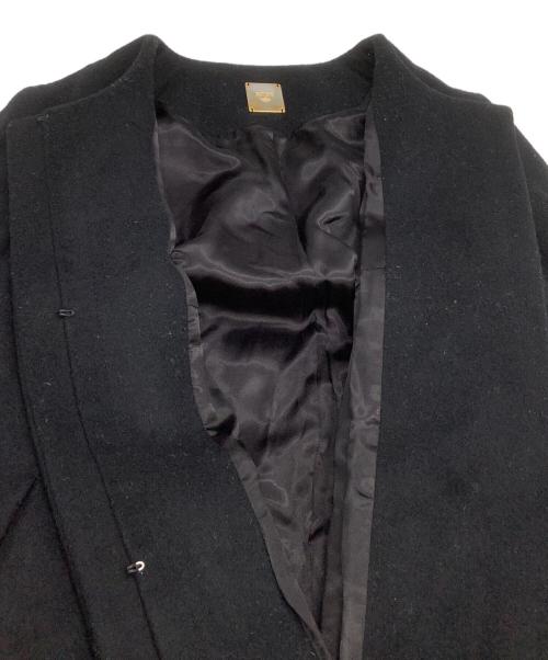 MUSE de Deuxieme Classe（ミューズ ドゥーズィエム クラス）MUSE de Deuxieme Classe (ミューズ ドゥーズィエム クラス) ウールコート ブラック サイズ:38の古着・服飾アイテム