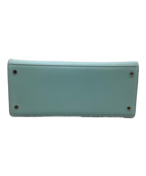 Kate Spade（ケイトスペード）Kate Spade (ケイトスペード) 2WAYショルダーバッグ　ステイシー カラーブロック ミディアム サッチェル スカイブルーの古着・服飾アイテム