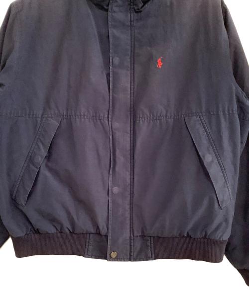 POLO RALPH LAUREN（ポロ・ラルフローレン）POLO RALPH LAUREN (ポロ・ラルフローレン) ジップブルゾン ネイビー サイズ:Lの古着・服飾アイテム