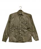 POST O'ALLSポストオーバーオールズ）の古着「ナイロンジャケット」｜カーキ