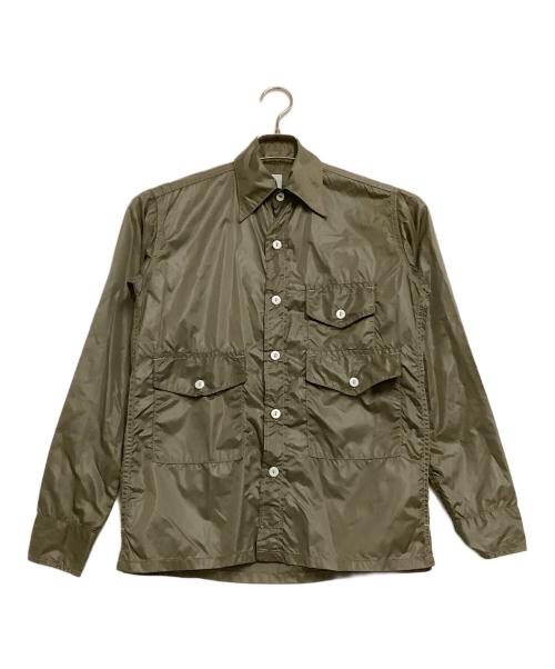 POST O'ALLS（ポストオーバーオールズ）POST O'ALLS (ポストオーバーオールズ) ナイロンジャケット カーキ サイズ:XSの古着・服飾アイテム