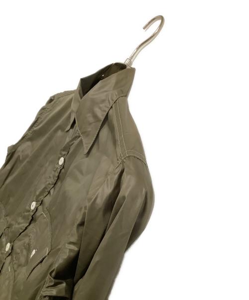 POST O'ALLS（ポストオーバーオールズ）POST O'ALLS (ポストオーバーオールズ) ナイロンジャケット カーキ サイズ:XSの古着・服飾アイテム