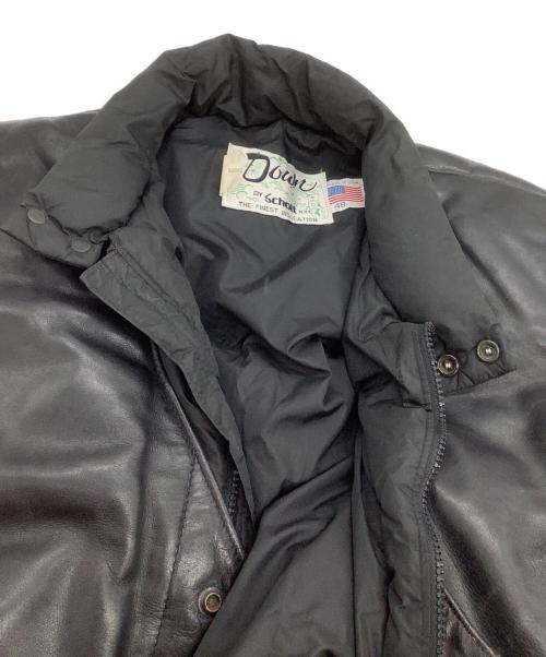 Schott（ショット）Schott (ショット) ダウンジャケット ブラック サイズ:48の古着・服飾アイテム