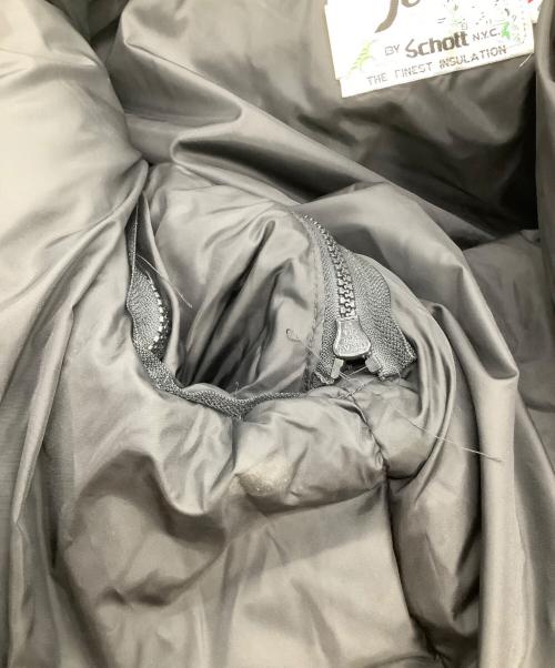 Schott（ショット）Schott (ショット) ダウンジャケット ブラック サイズ:48の古着・服飾アイテム
