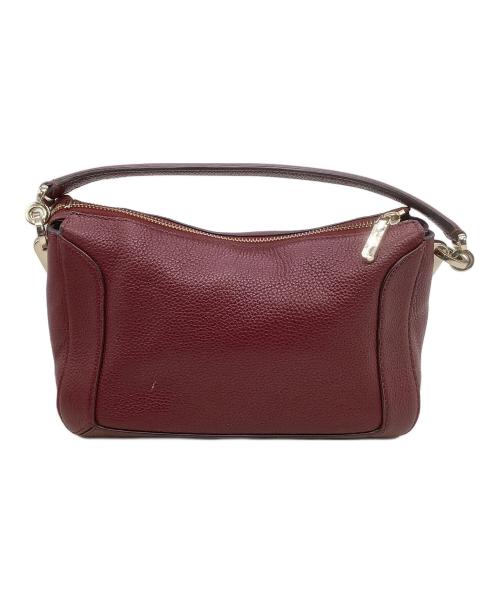 Kate Spade（ケイトスペード）Kate Spade (ケイトスペード) ショルダーバッグ クラッシュ ぺブル ボルドーの古着・服飾アイテム
