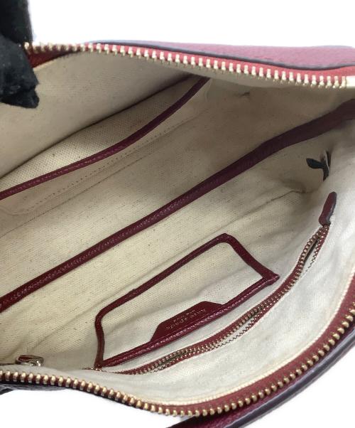 Kate Spade（ケイトスペード）Kate Spade (ケイトスペード) ショルダーバッグ クラッシュ ぺブル ボルドーの古着・服飾アイテム