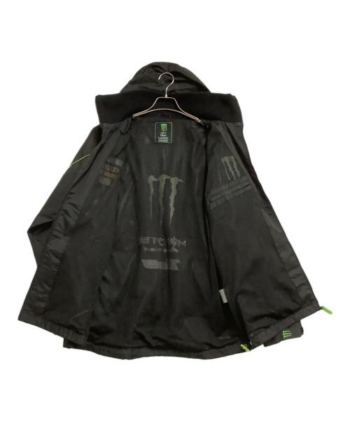 MONSTER energy（モンスターエナジー）MONSTER energy (モンスターエナジー) Tech3 (テック3) フーデッドジャケット ブラック サイズ:Lの古着・服飾アイテム