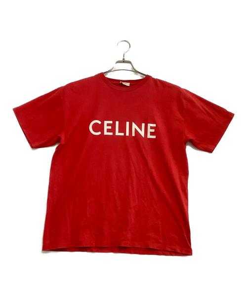 CELINE（セリーヌ）CELINE (セリーヌ) 半袖Tシャツ　21SS レッド サイズ:Mの古着・服飾アイテム