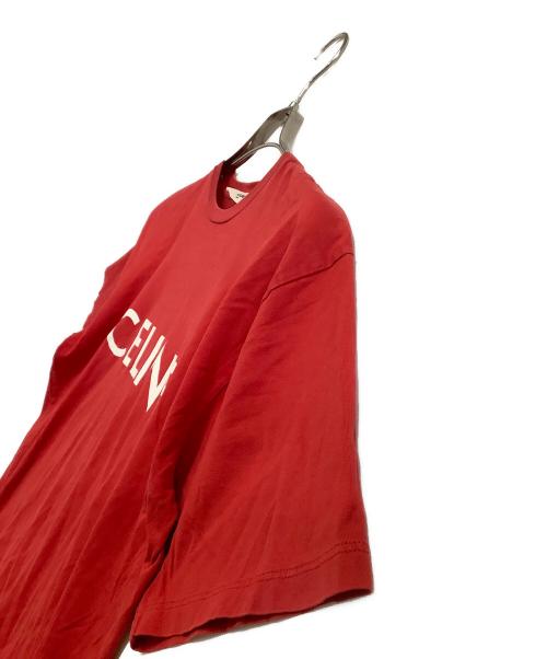 CELINE（セリーヌ）CELINE (セリーヌ) 半袖Tシャツ　21SS レッド サイズ:Mの古着・服飾アイテム