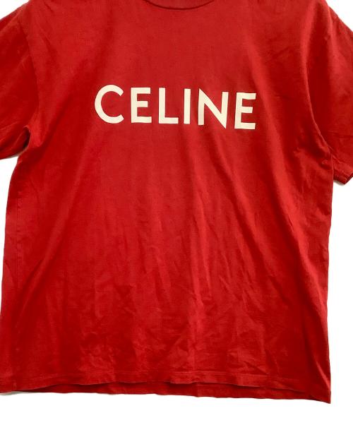 CELINE（セリーヌ）CELINE (セリーヌ) 半袖Tシャツ　21SS レッド サイズ:Mの古着・服飾アイテム