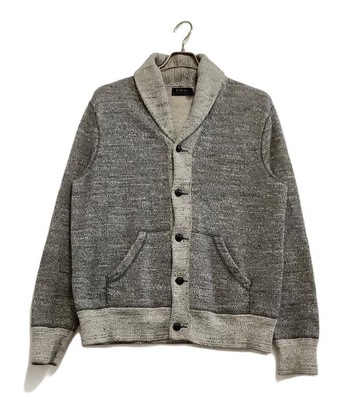 POLO RALPH LAUREN（ポロ・ラルフローレン）POLO RALPH LAUREN (ポロ・ラルフローレン) 厚手カーディガン グレー サイズ:Lの古着・服飾アイテム