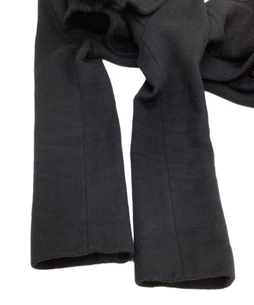 BLUE LABEL CRESTBRIDGE（ブルーレーベルクレストブリッジ）BLUE LABEL CRESTBRIDGE (ブルーレーベルクレストブリッジ) スタンドカラーコート ブラック サイズ:36の古着・服飾アイテム