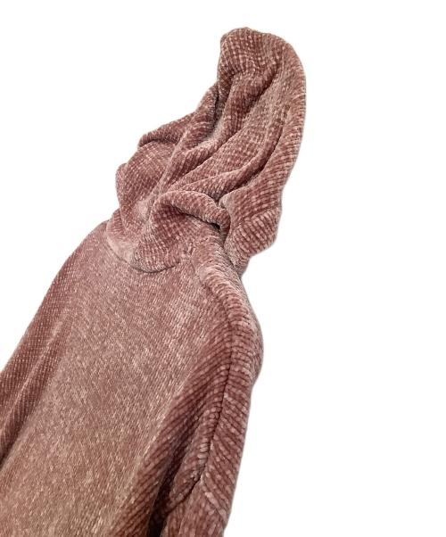 KITH（キス）KITH (キス) ベロアパーカー ピンク サイズ:XLの古着・服飾アイテム