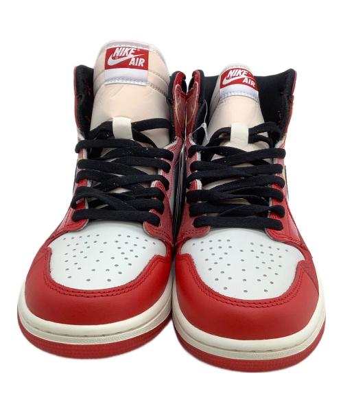 NIKE（ナイキ）NIKE (ナイキ) ハイカットスニーカー AIR JORDAN 1 HIGH OG SP スパイダーマンコラボ レッド×ホワイト サイズ:27 未使用品の古着・服飾アイテム