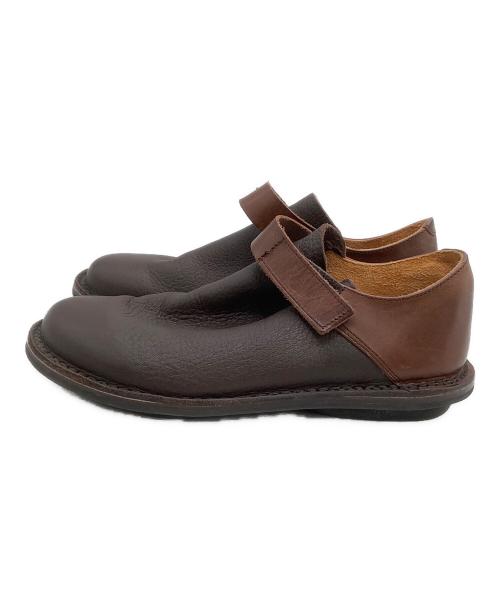 Trippen（トリッペン）Trippen (トリッペン) ベルクロシューズ BEUTEN ブラウン サイズ:表記なしの古着・服飾アイテム