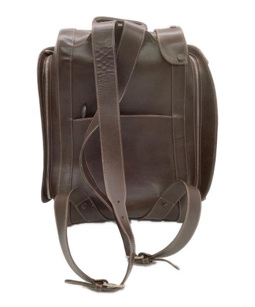 HIROKO HAYASHI（ヒロコ ハヤシ）HIROKO HAYASHI (ヒロコ ハヤシ) レザーリュック ブラウンの古着・服飾アイテム