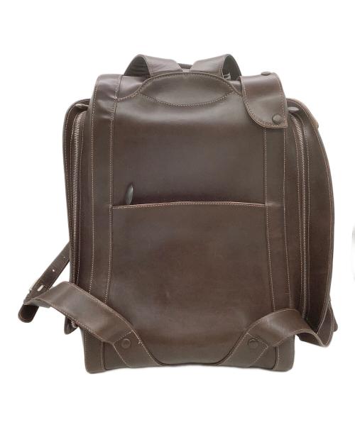 HIROKO HAYASHI（ヒロコ ハヤシ）HIROKO HAYASHI (ヒロコ ハヤシ) レザーリュック ブラウンの古着・服飾アイテム