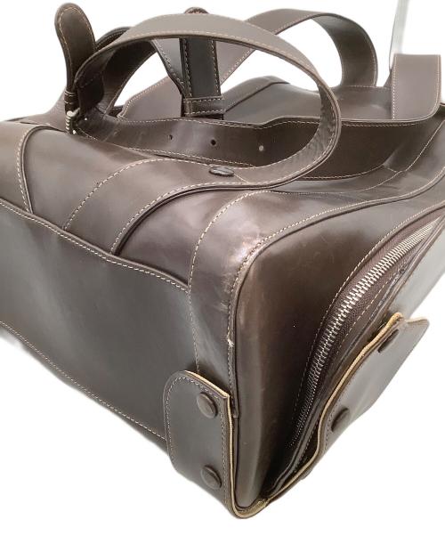 HIROKO HAYASHI（ヒロコ ハヤシ）HIROKO HAYASHI (ヒロコ ハヤシ) レザーリュック ブラウンの古着・服飾アイテム