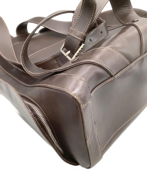 HIROKO HAYASHI（ヒロコ ハヤシ）HIROKO HAYASHI (ヒロコ ハヤシ) レザーリュック ブラウンの古着・服飾アイテム