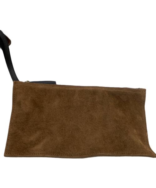 GUCCI（グッチ）GUCCI (グッチ) トートバッグ インターロッキング ブラウン×ブラックの古着・服飾アイテム