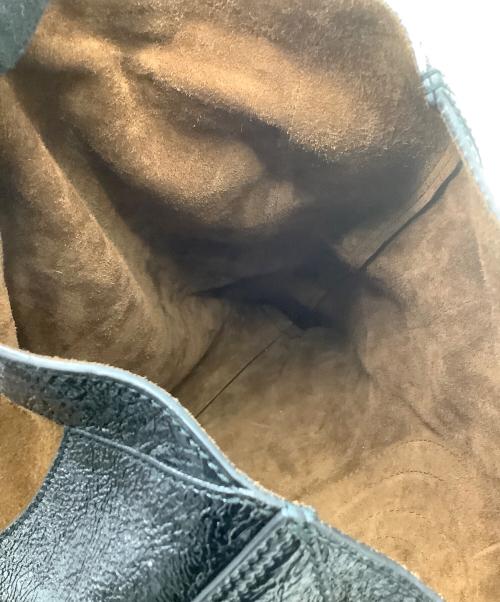 GUCCI（グッチ）GUCCI (グッチ) トートバッグ インターロッキング ブラウン×ブラックの古着・服飾アイテム