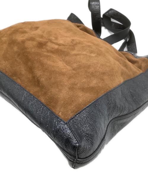 GUCCI（グッチ）GUCCI (グッチ) トートバッグ インターロッキング ブラウン×ブラックの古着・服飾アイテム