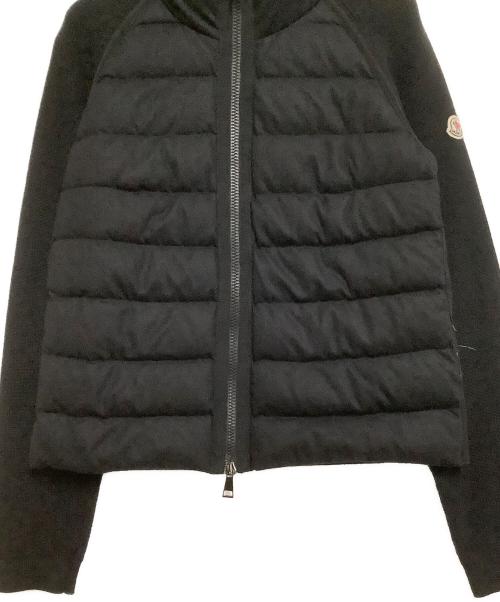 MONCLER（モンクレール）MONCLER (モンクレール) ダウンジャケット　MAGLIONE TRICOT CARDIGAN ブラック サイズ:XSの古着・服飾アイテム
