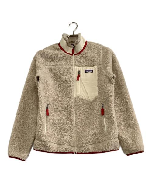 Patagonia（パタゴニア）Patagonia (パタゴニア) クラシックレトロ エックスボアフリースジップアップジャケット　19AW CLASSIC RETRO-X JACKET アイボリー サイズ:Mの古着・服飾アイテム