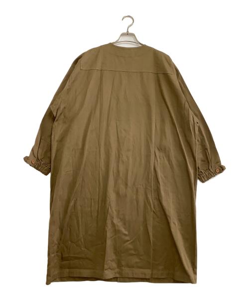 ISSEY MIYAKE（イッセイミヤケ）ISSEY MIYAKE (イッセイミヤケ) 長袖ワンピース　エプロン協会 ブラック サイズ:M-Lの古着・服飾アイテム