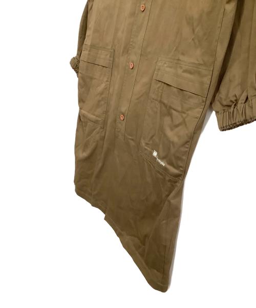 ISSEY MIYAKE（イッセイミヤケ）ISSEY MIYAKE (イッセイミヤケ) 長袖ワンピース　エプロン協会 ブラック サイズ:M-Lの古着・服飾アイテム