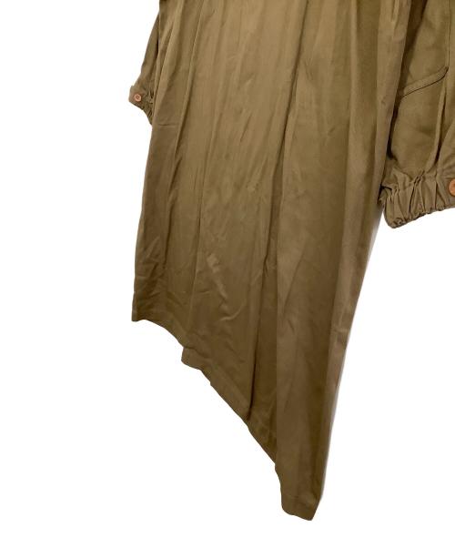 ISSEY MIYAKE（イッセイミヤケ）ISSEY MIYAKE (イッセイミヤケ) 長袖ワンピース　エプロン協会 ブラック サイズ:M-Lの古着・服飾アイテム