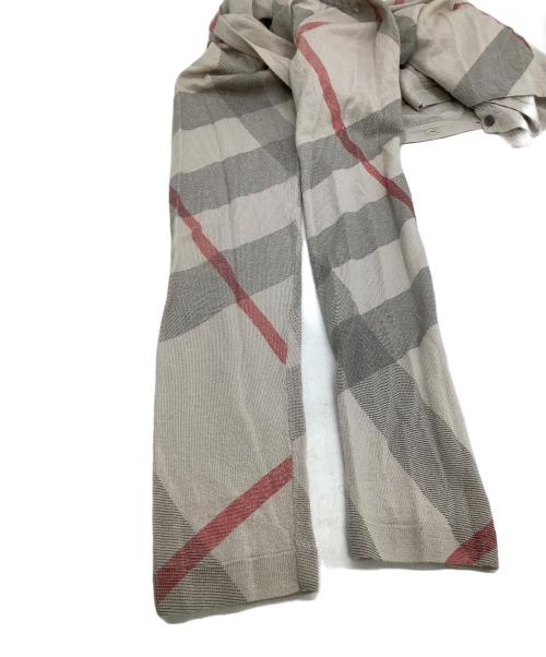 BURBERRY BRIT（バーバリーブリット）BURBERRY BRIT (バーバリーブリット) 薄手カーディガン　チェック ベージュ サイズ:Mの古着・服飾アイテム