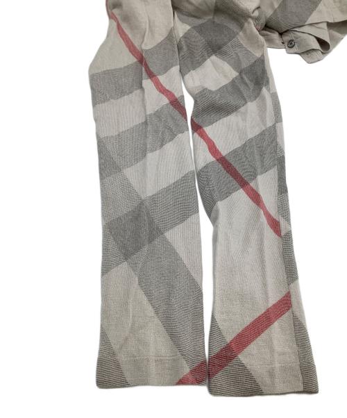 BURBERRY BRIT（バーバリーブリット）BURBERRY BRIT (バーバリーブリット) 薄手カーディガン　チェック ベージュ サイズ:Mの古着・服飾アイテム