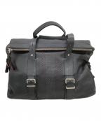 BALLYバリー）の古着「レザーボストンバッグ」｜ブラック