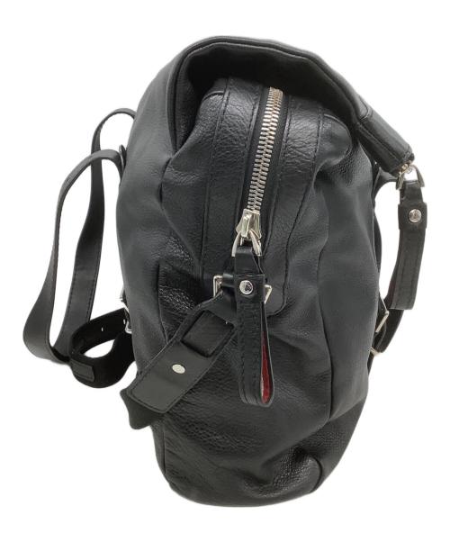 BALLY（バリー）BALLY (バリー) レザーボストンバッグ ブラックの古着・服飾アイテム