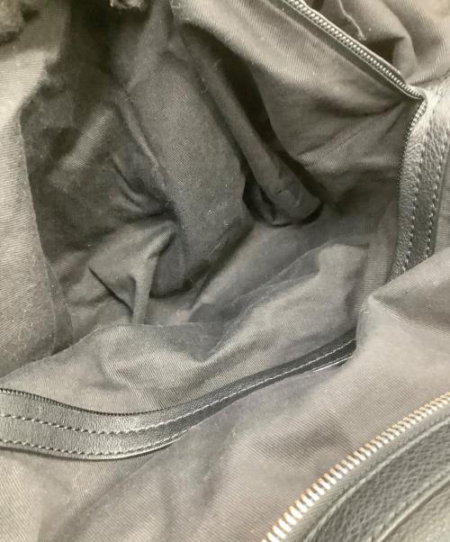 BALLY（バリー）BALLY (バリー) レザーボストンバッグ ブラックの古着・服飾アイテム