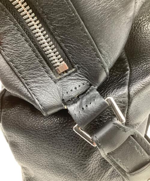 BALLY（バリー）BALLY (バリー) レザーボストンバッグ ブラックの古着・服飾アイテム