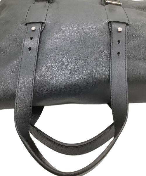 BALLY（バリー）BALLY (バリー) レザーボストンバッグ ブラックの古着・服飾アイテム