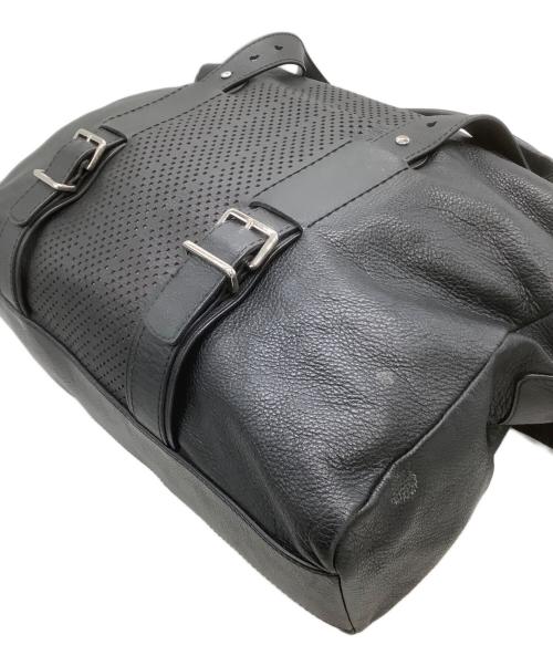 BALLY（バリー）BALLY (バリー) レザーボストンバッグ ブラックの古着・服飾アイテム