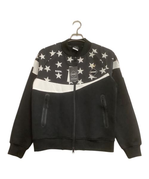 F.C.Real Bristol（エフシーレアルブリストル）F.C.Real Bristol (エフシーレアルブリストル) Coca Cola (コカコーラ) トラックジャケット ブラック×ホワイト サイズ:M 未使用品の古着・服飾アイテム