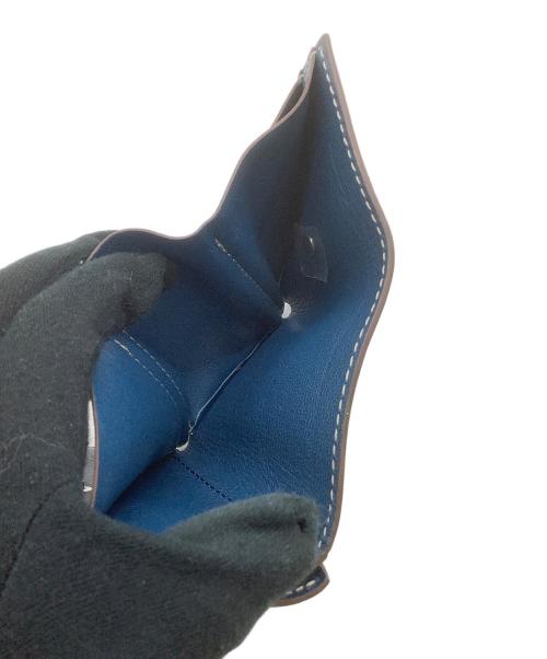 MOREAU（モロー）MOREAU (モロー) 3つ折り財布 ブラウン×ベージュの古着・服飾アイテム