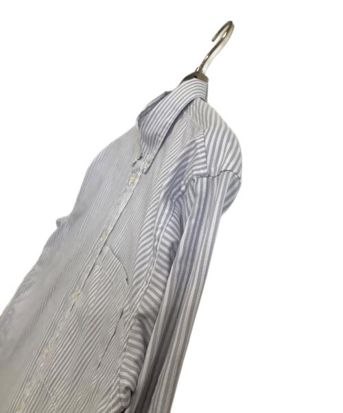 DAIWA（ダイワ）DAIWA (ダイワ) 長袖シャツ　TECH BUTTON DOWN SHIRT L/S STRIPE　ストライプ グレー×ホワイト サイズ:Mの古着・服飾アイテム