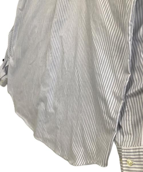 DAIWA（ダイワ）DAIWA (ダイワ) 長袖シャツ　TECH BUTTON DOWN SHIRT L/S STRIPE　ストライプ グレー×ホワイト サイズ:Mの古着・服飾アイテム