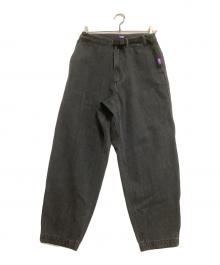 THE NORTHFACE PURPLELABEL（ザ・ノースフェイス パープルレーベル）の古着「デニムパンツ Denim Wide Tapered Field Pants」｜ブラック